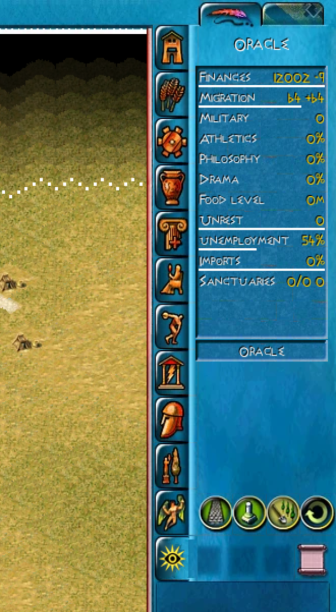 The Oracle's own sidebar tab. Eleven readings, sampled every month.